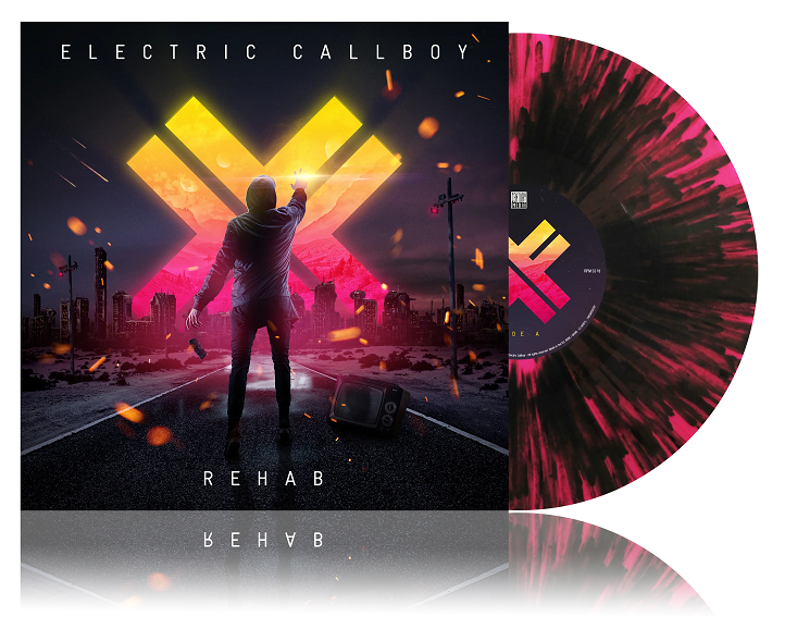 Electric Callboy - Rehab. Ltd Ed. Neon Pink/Black Splatter.